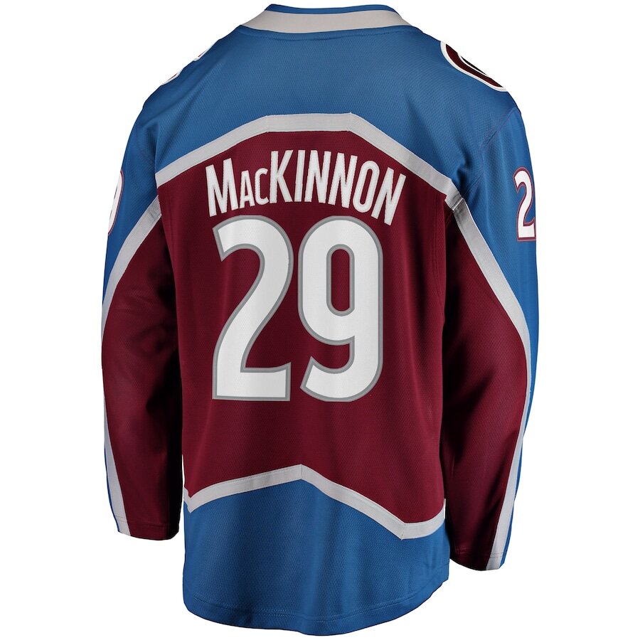 Men's Colorado Avalanche Nathan MacKinnon Burgundy Jersey