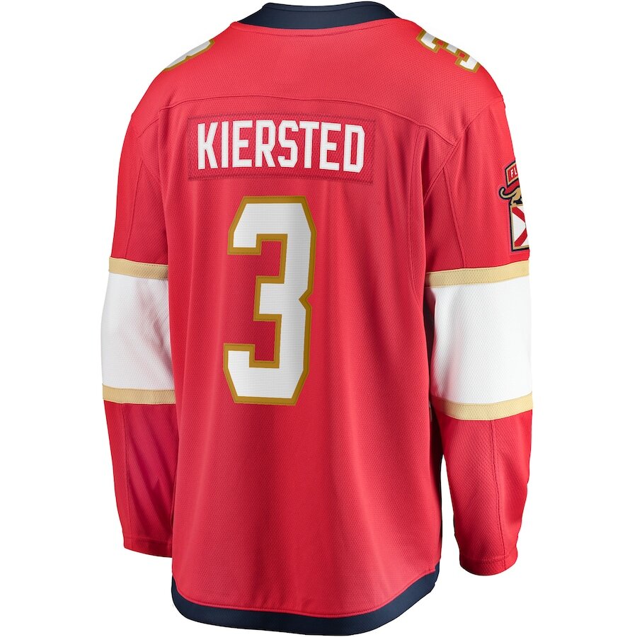 Men's Florida Panthers Matt Kiersted Red Jersey