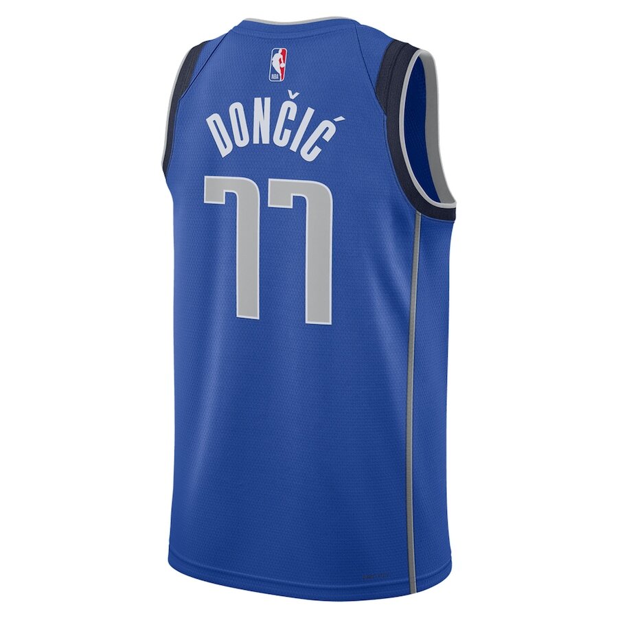 Men's Dallas Mavericks Luka Dončić Blue Jersey