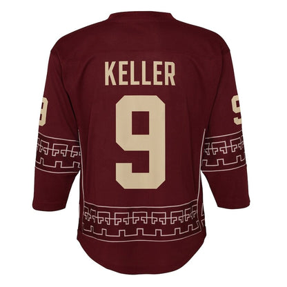 Men's Arizona Coyotes Clayton Keller Garnet Alternate Jersey