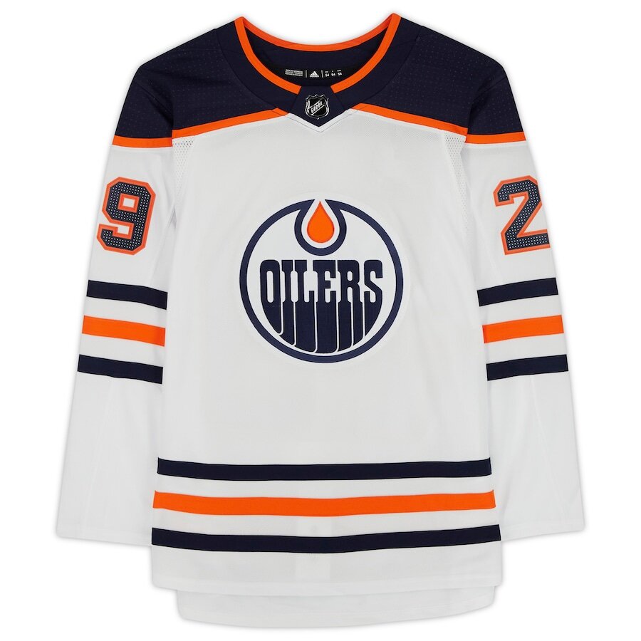 Men's Edmonton Oilers Leon Draisaitl White Jersey