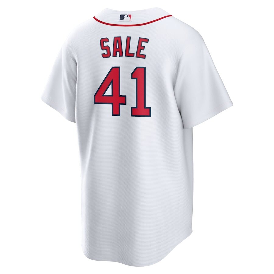 Men's Boston Red Sox Chris Sale White Jersey