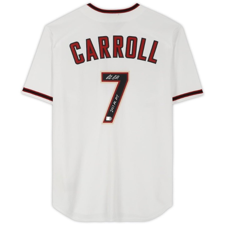 Men's Arizona Diamondbacks Corbin Carroll White Jersey