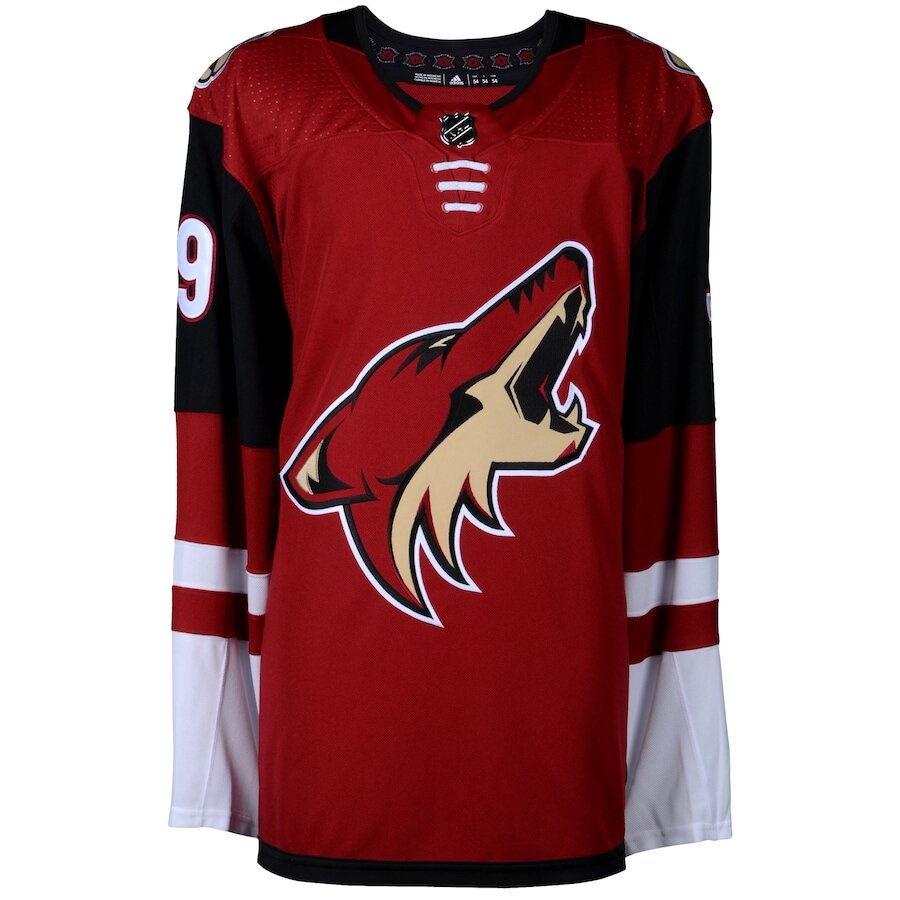 Men's Arizona Coyotes Clayton Keller Red Jersey