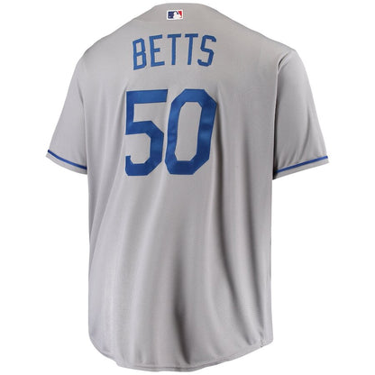 Men's Los Angeles Dodgers Mookie Betts Gray Jersey