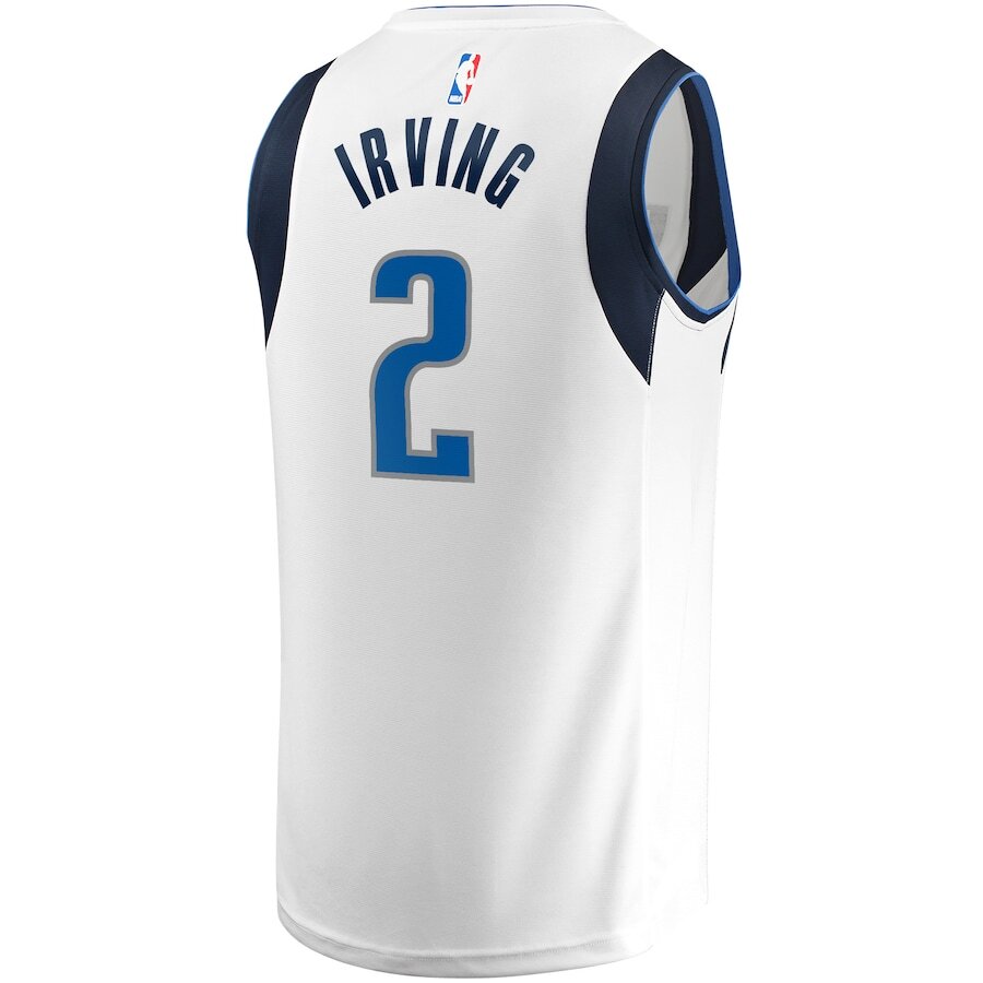 Men's Dallas Mavericks Kyrie Irving White Jersey