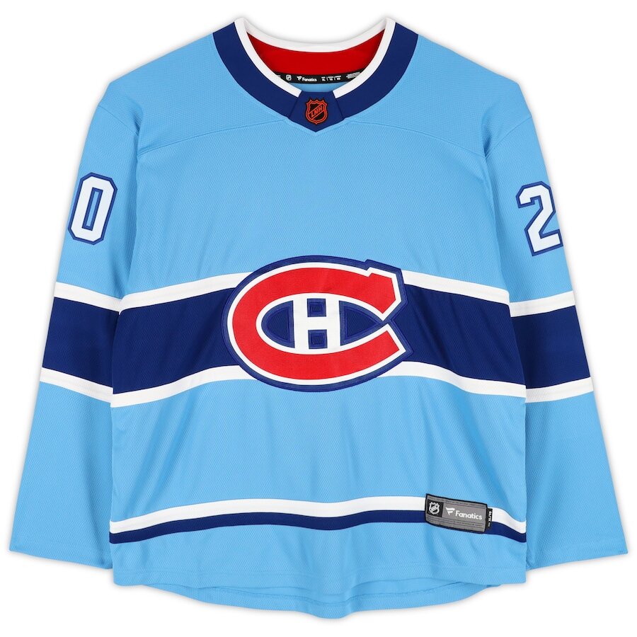 Men's Montreal Canadiens Juraj Slafkovsky Blue Jersey