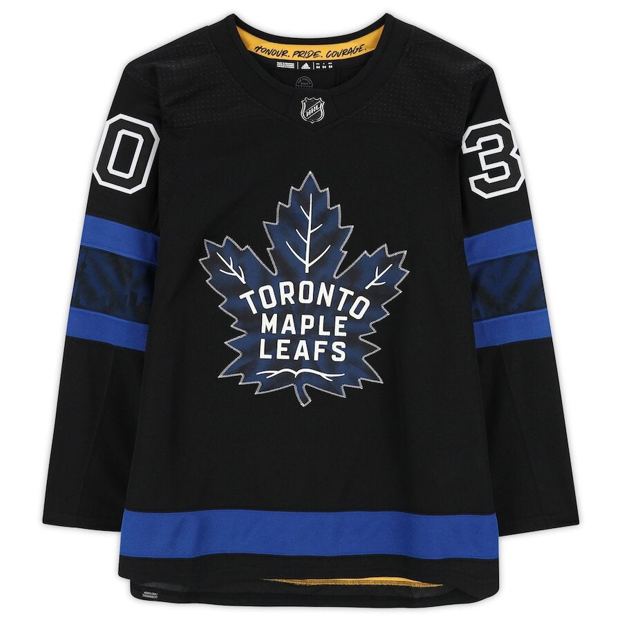 Men's Toronto Maple Leafs Matt Murray Black Alternate Jersey