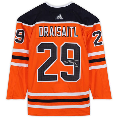 Men's Edmonton Oilers Leon Draisaitl Orange Jersey