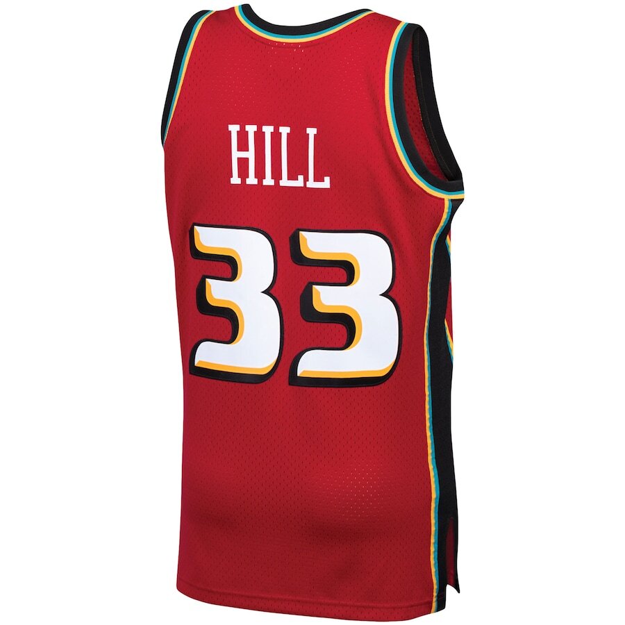 Men's Detroit Pistons Grant Hill Red Jersey