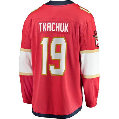 Men's Florida Panthers Matthew Tkachuk Red Jersey