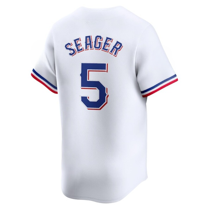 Men's Texas Rangers Corey Seager White Jersey