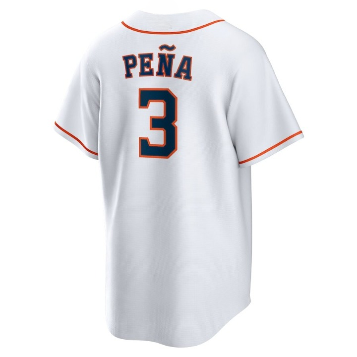 Men's Houston Astros Jeremy Peña White Jersey