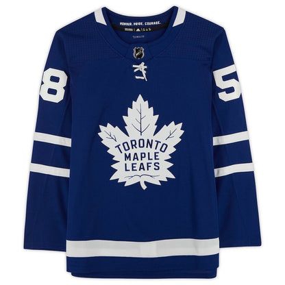 Men's Toronto Maple Leafs Michael Bunting Blue Jersey