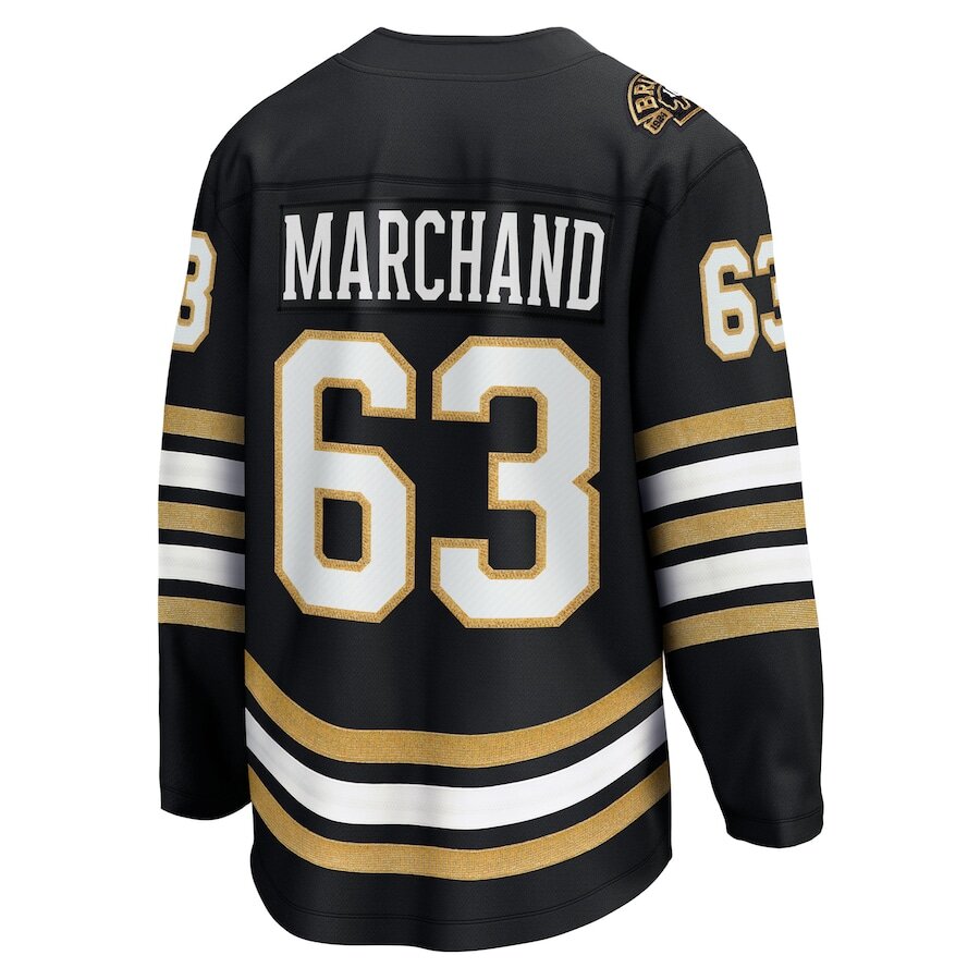 Men's Boston Bruins Brad Marchand Black Jersey