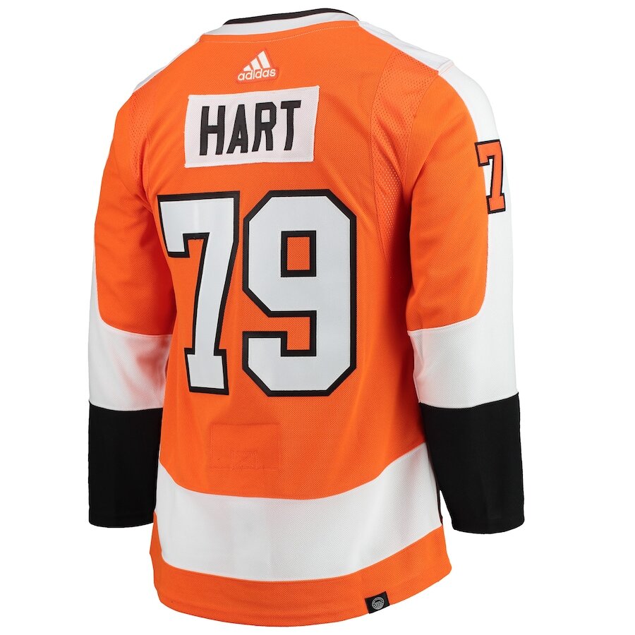 Men's Philadelphia Flyers Carter Hart Orange Jersey