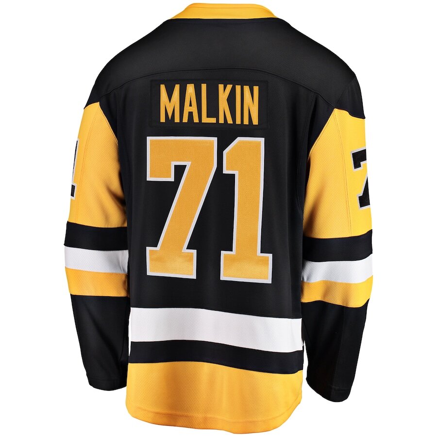 Men's Pittsburgh Penguins Evgeni Malkin Black Jersey