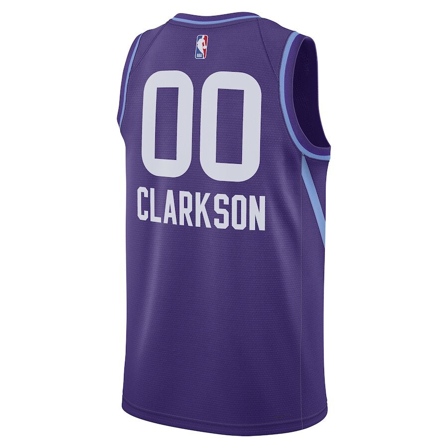 Utah Jazz Jordan Clarkson Purple Jersey