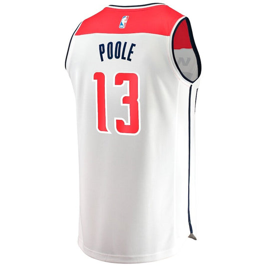 Washington Wizards Jordan Poole White Jersey