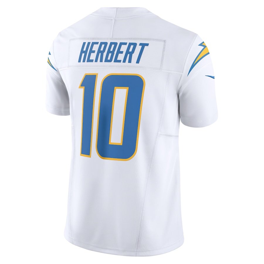 white justin herbert jersey