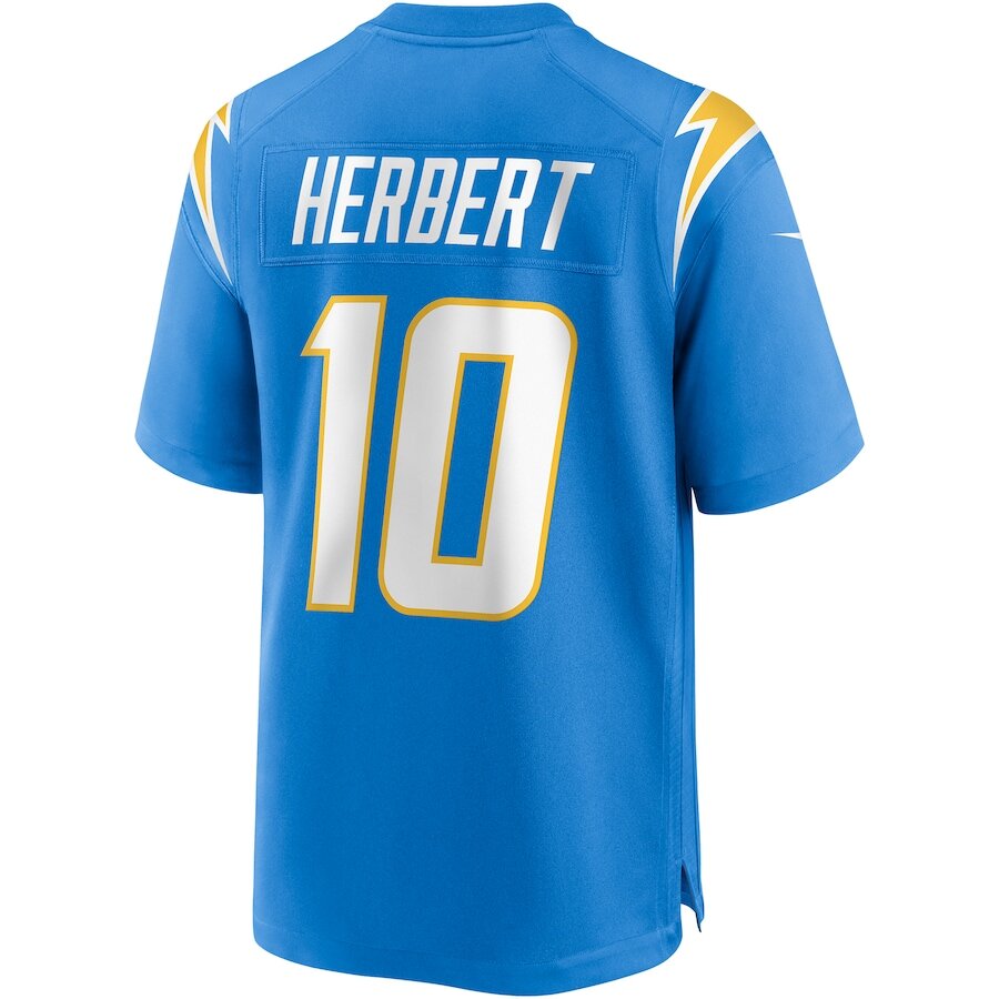 Men's Los Angeles Chargers Justin Herbert Powder Blue Jersey