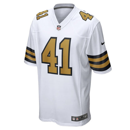 Men's New Orleans Saints Alvin Kamara White Jersey