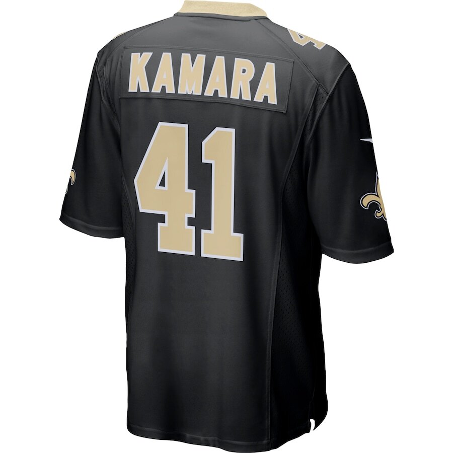 Men's New Orleans Saints Alvin Kamara Black Jersey