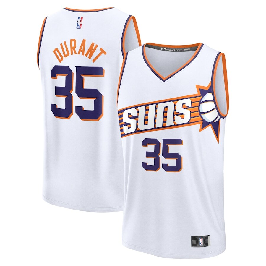 Men's Phoenix Suns Kevin Durant White Jersey