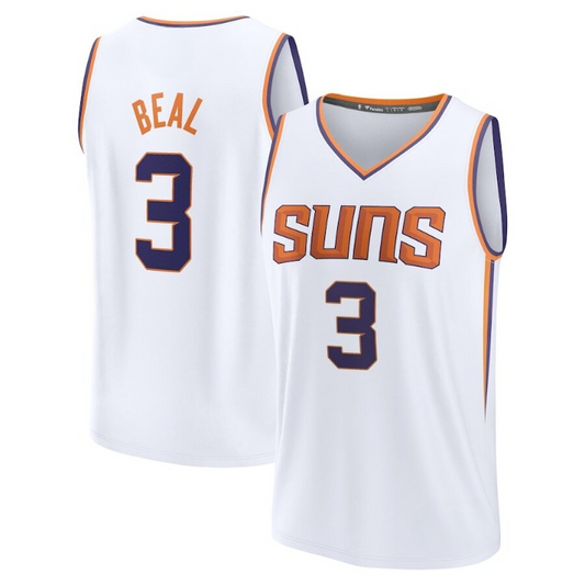 Men's Phoenix Suns Bradley Beal White Jersey