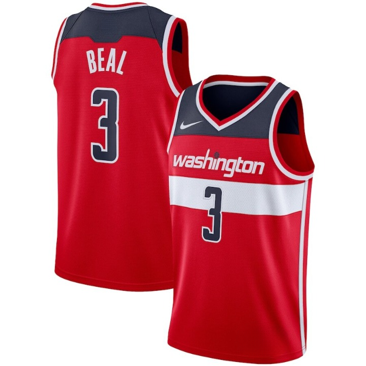 Men's Phoenix Suns Bradley Beal Red Jersey