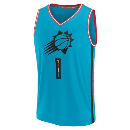 Men's Phoenix Suns Devin Booker Teal Jersey