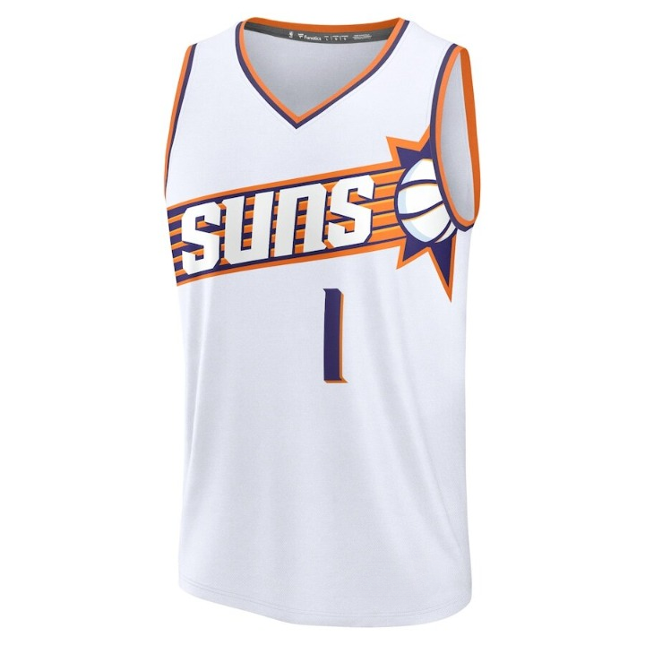 Men's Phoenix Suns Devin Booker White Jersey