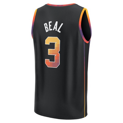 Men's Phoenix Suns Bradley Beal Black Jersey