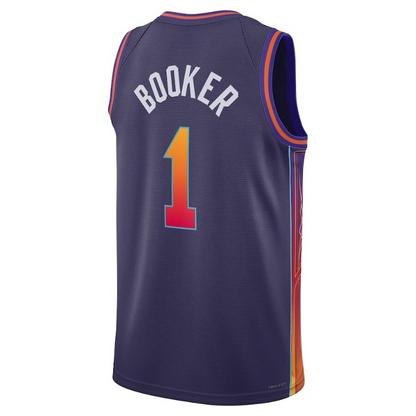 Men's Phoenix Suns Devin Booker Purple Jersey