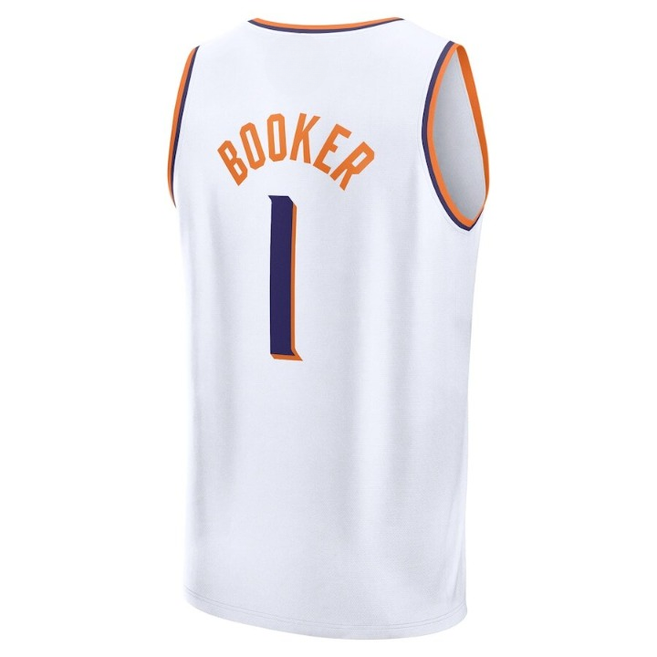 Men's Phoenix Suns Devin Booker White Jersey