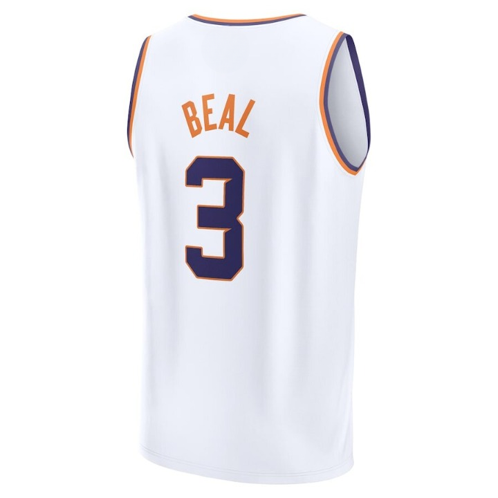 Men's Phoenix Suns Bradley Beal White Jersey