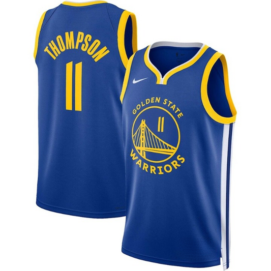 Men's Golden State Warriors Klay Thompson Navy Jersey