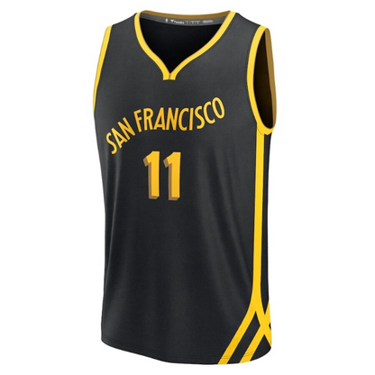 Men's Golden State Warriors Klay Thompson Black Jersey