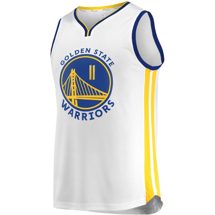 Men's Golden State Warriors Klay Thompson White Jersey