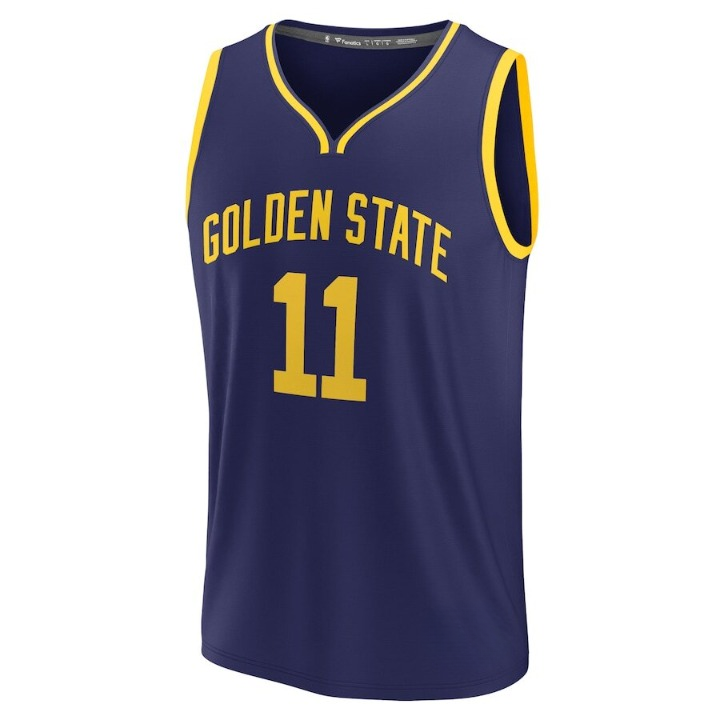 Men's Golden State Warriors Klay Thompson Navy Jersey