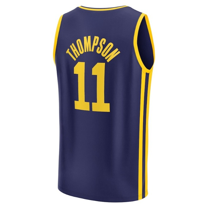 Men's Golden State Warriors Klay Thompson Navy Jersey