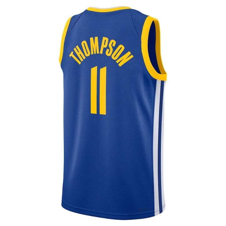 Men's Golden State Warriors Klay Thompson Navy Jersey