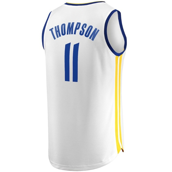 Men's Golden State Warriors Klay Thompson White Jersey