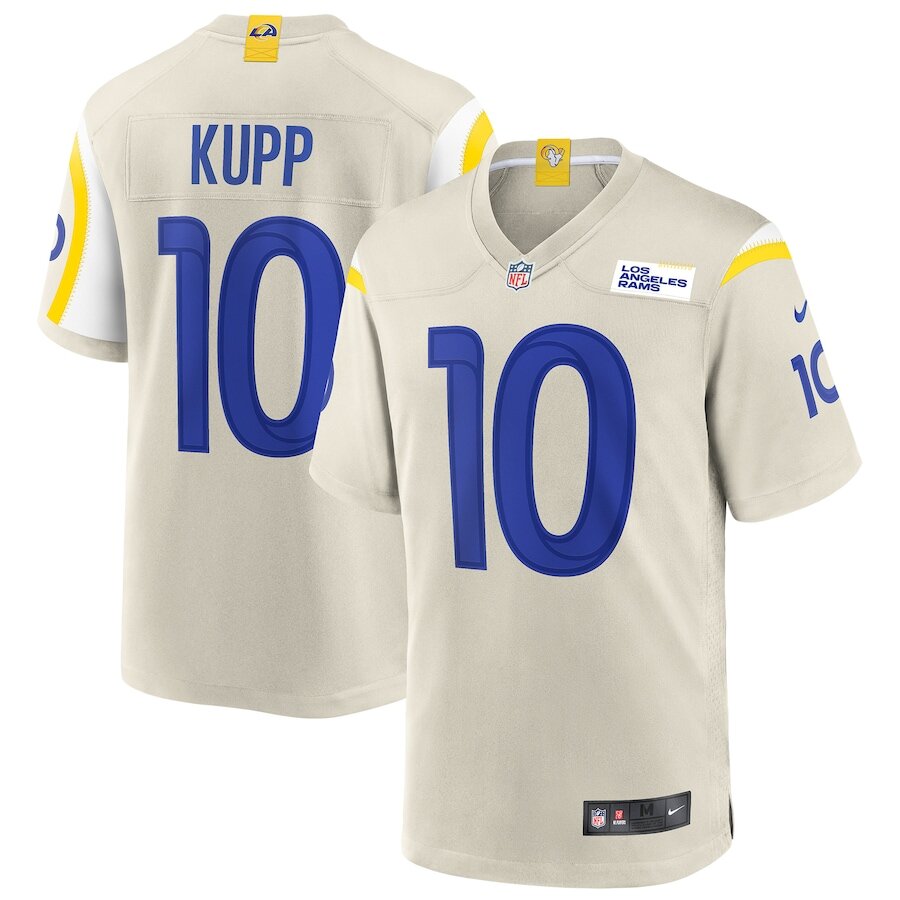 Men's Los Angeles Rams Cooper Kupp Cream Jersey