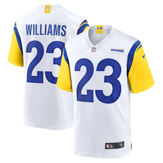 Men's Los Angeles Rams Kyren Williams White Jersey