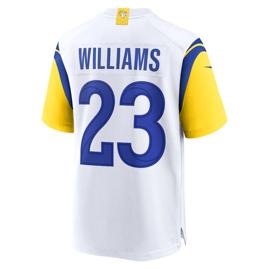 Men's Los Angeles Rams Kyren Williams White Jersey