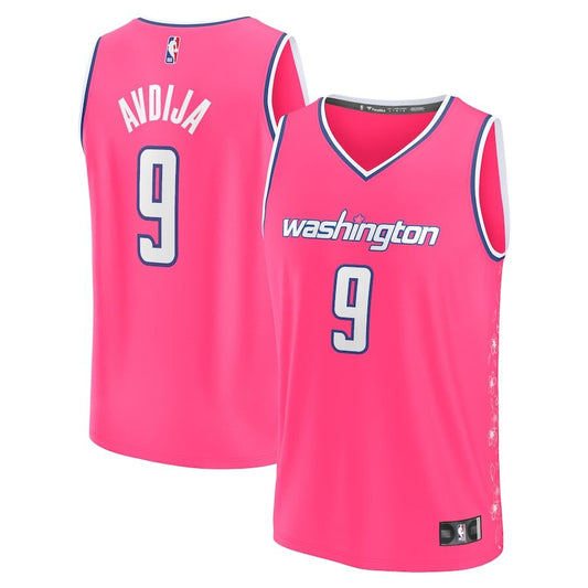 Men's Washington Wizards Deni Avdija Pink Jersey