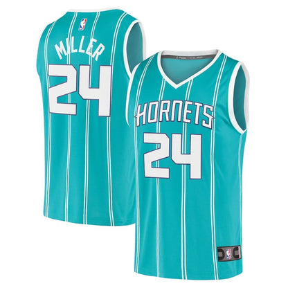 Men's Charlotte Hornets Brandon Miller Teal Jersey