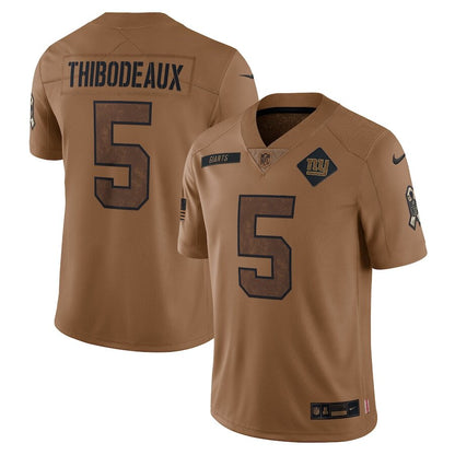 Men's New York Giants Kayvon Thibodeaux Brown Jersey