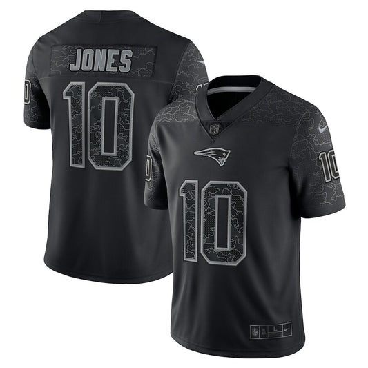 Men's New England Patriots Mac Jones Black Jersey